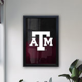 Texas A&M Backlit LED Light Up Wall Sign | NCAA College Team Backlit LED Framed Lite Up Wall Decor
