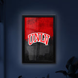 University of Nevada Las Vegas Backlit LED Light Up Wall Sign | NCAA College Team Backlit LED Framed Lite Up Wall Decor