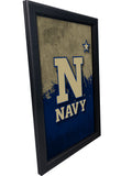 US Naval Academy Backlit LED Light Up Wall Sign | NCAA College Team Backlit LED Framed Lite Up Wall Decor