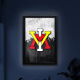 Virginia Military Institute Backlit LED Light Up Wall Sign | NCAA College Team Backlit LED Framed Lite Up Wall Decor