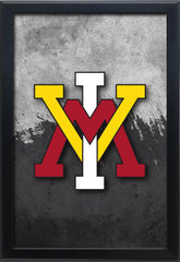 Virginia Military Institute Backlit LED Light Up Wall Sign | NCAA College Team Backlit LED Framed Lite Up Wall Decor