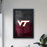 Virginia Tech University Backlit LED Light Up Wall Sign | NCAA College Team Backlit LED Framed Lite Up Wall Decor