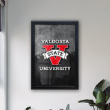 Valdosta State University Backlit LED Light Up Wall Sign | NCAA College Team Backlit LED Framed Lite Up Wall Decor