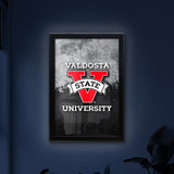 Valdosta State University Backlit LED Light Up Wall Sign | NCAA College Team Backlit LED Framed Lite Up Wall Decor