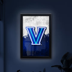 Villanova University Backlit LED Light Up Wall Sign | NCAA College Team Backlit LED Framed Lite Up Wall Decor