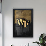 Wake Forest University Backlit LED Light Up Wall Sign | NCAA College Team Backlit LED Framed Lite Up Wall Decor