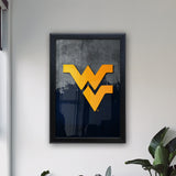 West Virginia University Backlit LED Light Up Wall Sign | NCAA College Team Backlit LED Framed Lite Up Wall Decor