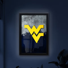 West Virginia University Backlit LED Light Up Wall Sign | NCAA College Team Backlit LED Framed Lite Up Wall Decor