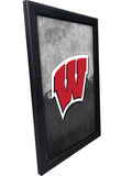 University of Wisconsin (W) Backlit LED Light Up Wall Sign | NCAA College Team Backlit LED Framed Lite Up Wall Decor