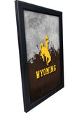 University of Wyoming Backlit LED Light Up Wall Sign | NCAA College Team Backlit LED Framed Lite Up Wall Decor