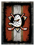 Anaheim Ducks Barn Wood Wall Art Decor Canvas