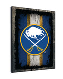 Buffalo Sabres Barn Wood Wall Art Decor Canvas