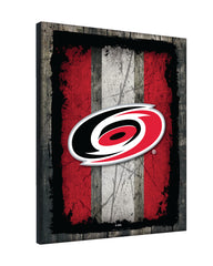 Carolina Hurricanes Barn Wood Wall Art Decor Canvas