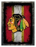 Chicago Blackhawks Barn Wood Wall Art Decor Canvas