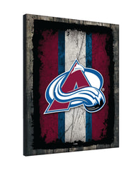 Colorado Avalanche Barn Wood Wall Art Decor Canvas