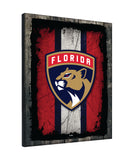 Florida Panthers Barn Wood Wall Art Decor Canvas