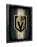Vegas Golden Knights Barn Wood Wall Art Decor Canvas