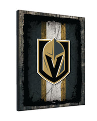 Vegas Golden Knights Barn Wood Wall Art Decor Canvas