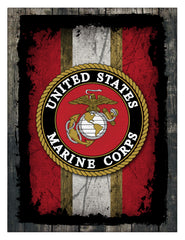 United States Marine Corps Design 2 Logo Canvas