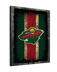 Minnesota Wild Barn Wood Wall Art Decor Canvas