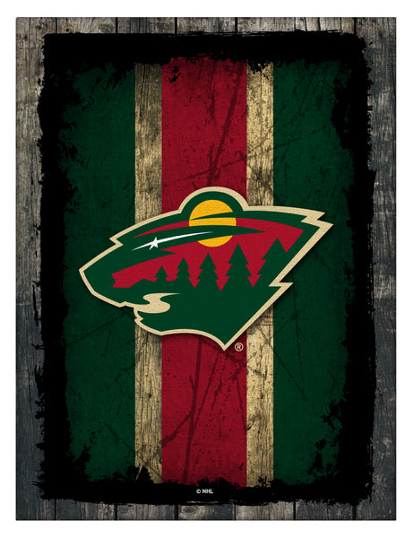 Minnesota Wild Barn Wood Wall Art Decor Canvas