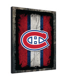 Montreal Canadiens Barn Wood Wall Art Decor Canvas