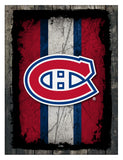 Montreal Canadiens Barn Wood Wall Art Decor Canvas