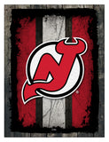 New Jersey Devils Barn Wood Wall Art Decor Canvas