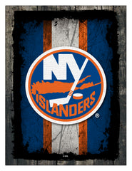 New York Islanders Barn Wood Wall Art Decor Canvas