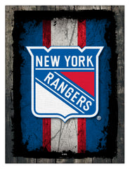 New York Rangers Barn Wood Wall Art Decor Canvas