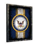 United States Navy Logo Canvas