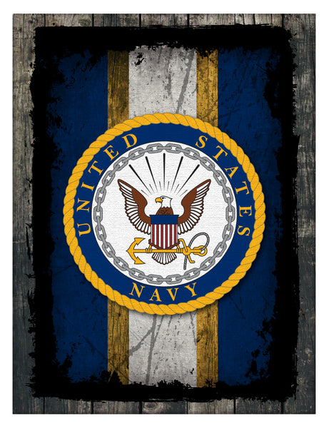 United States Navy Logo Canvas