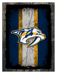 Nashville Predators Barn Wood Wall Art Decor Canvas