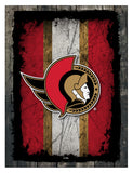 Ottawa Senators Barn Wood Wall Art Decor Canvas