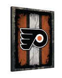 Philadelphia Flyers Barn Wood Wall Art Decor Canvas