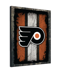 Philadelphia Flyers Barn Wood Wall Art Decor Canvas