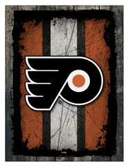 Philadelphia Flyers Barn Wood Wall Art Decor Canvas