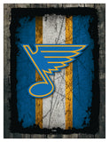 St Louis Blues Barn Wood Wall Art Decor Canvas