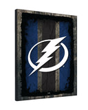 Tampa Bay Lightning Barn Wood Wall Art Decor Canvas