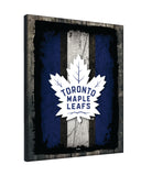 Toronto Maple Leafs Barn Wood Wall Art Decor Canvas