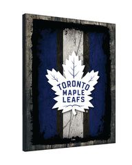 Toronto Maple Leafs Barn Wood Wall Art Decor Canvas