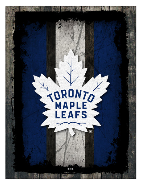 Toronto Maple Leafs Barn Wood Wall Art Decor Canvas