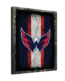 Washington Capitals Barn Wood Wall Art Decor Canvas