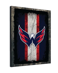 Washington Capitals Barn Wood Wall Art Decor Canvas