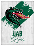 University of Alabama at Birmingham Logo Wall Decor Canvas