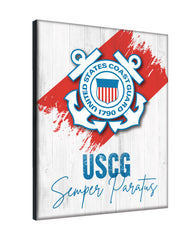 United States Coast Guard Logo Canvas