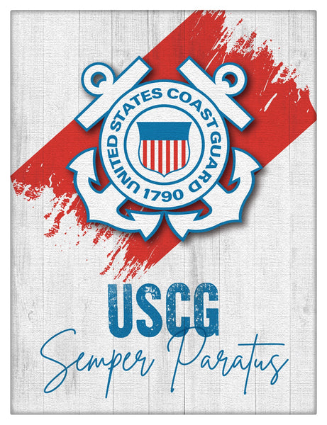 United States Coast Guard Logo Canvas