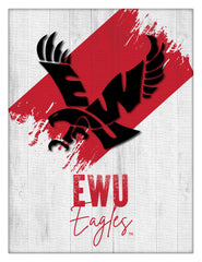 Eastern Washington University Logo Wall Decor Canvas