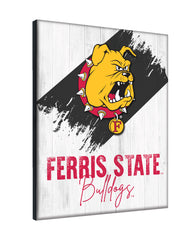 Ferris State University Logo Wall Decor Canvas