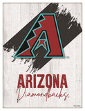 Arizona Diamondbacks Printed Canvas Design 08 | MLB Hanging Wall Decor